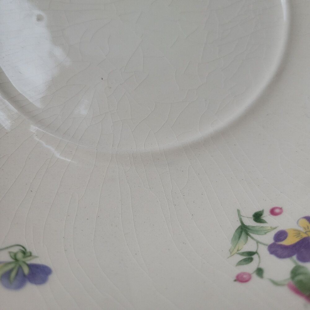 Vtg 1930s British Ceramic Pitcher & Wash Basin Bowl Set Floral Rose Art Deco Era - Picture 9 of 16